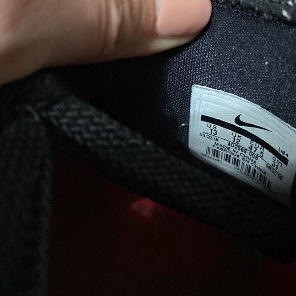 EUC 2018 Nike LeBron James 16 Ashes Black White Oreo Mens Basketball Shoes - Picture 3 of 10